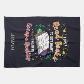 Ik las voor Escape Reality Book Nerd Personated Theedoek (Horizontaal)