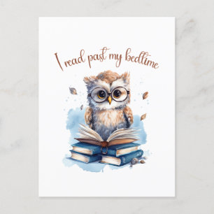 Ik las voorbij mijn bedtijd briefkaart