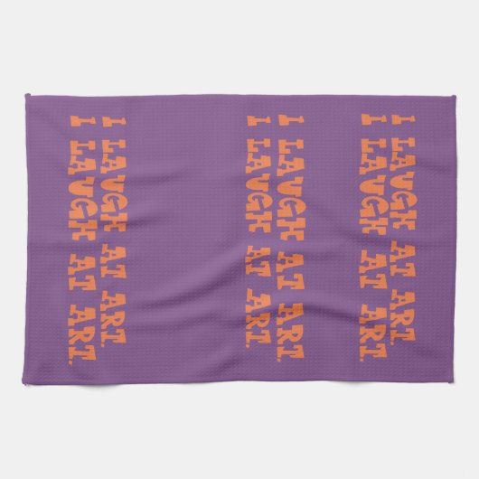 IK LAUW NAAR Keukenhanddoek (Horizontaal)