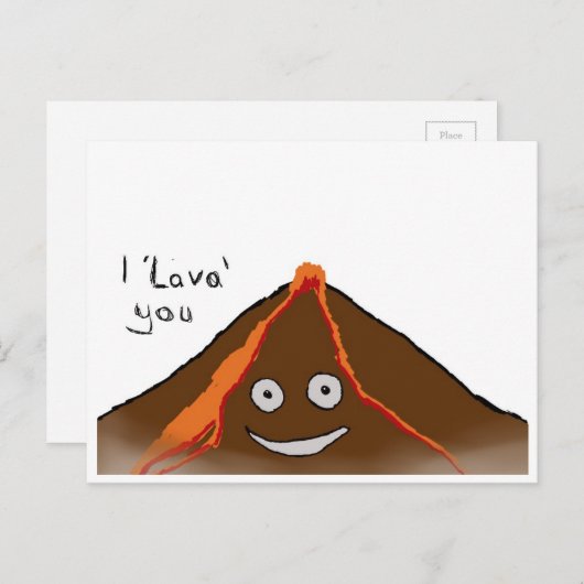 Ik lava je - set Briefkaarten (Voorkant / Achterkant)