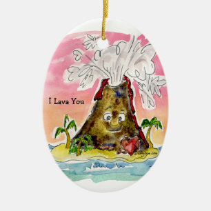 Ik Lava jij Keramisch Ornament