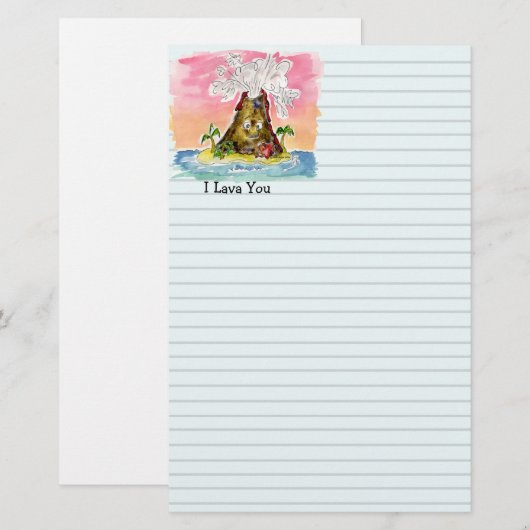 Ik Lava You Briefpapier (Voorkant / Achterkant)