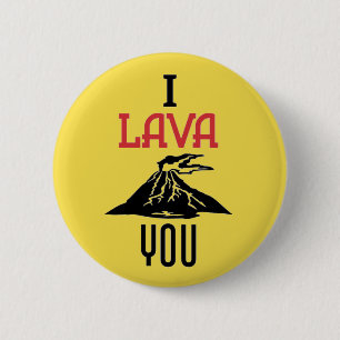 Ik Lava You Button