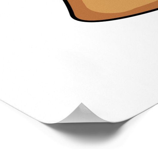 Ik Lava You Funny Volcano Pun Poster (Hoek)