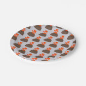 Ik Lava You Kawaii Volcano Papieren Bordje (Gekanteld)