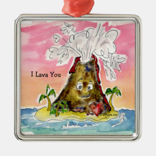 Ik Lava You Metalen Ornament