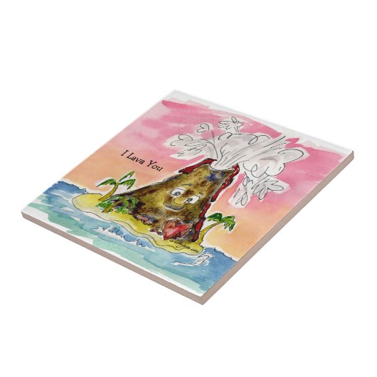 Ik Lava You Tegeltje (Zijkant)