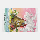 Ik Lava You Theedoek (Horizontaal)