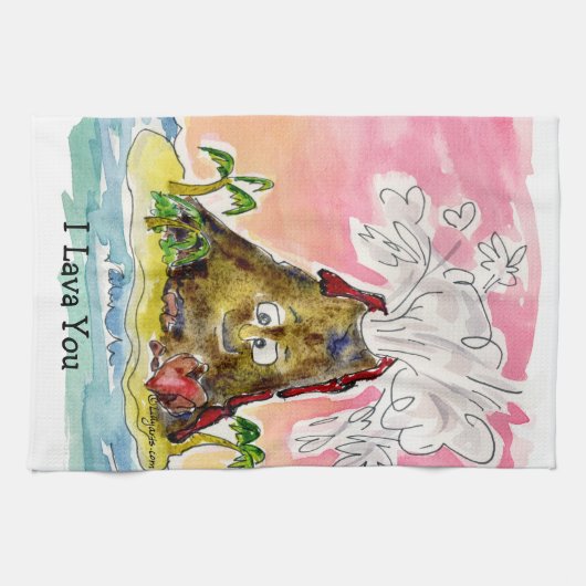 Ik Lava You Theedoek (Horizontaal)