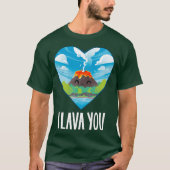Ik Lava You Valentijnsdag Jubileum Birthday T-shirt (Voorkant)