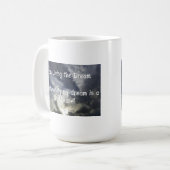 Ik leef de droom koffiemok (Voorkant links)