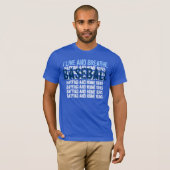 Ik leef en adem BASEBALL G200 T-shirt (Voorkant volledig)