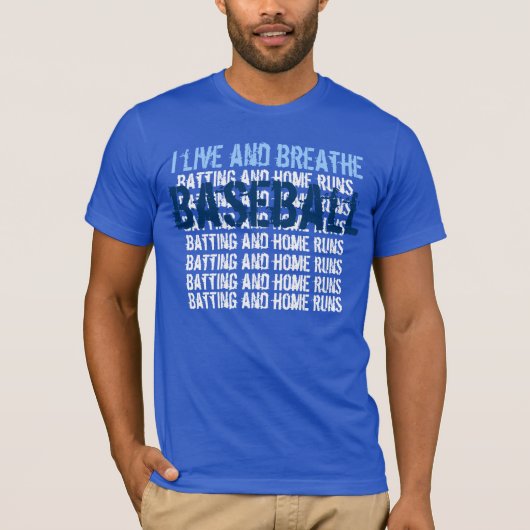 Ik leef en adem BASEBALL G200 T-shirt (Voorkant)