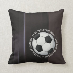 Ik leef Football te spelen Kussen