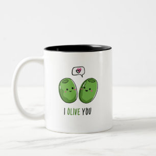 Ik leef je tweetone koffie-Mok Tweekleurige Koffiemok