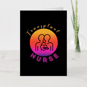 Ik leef met een niertransplantatie folie wenskaart