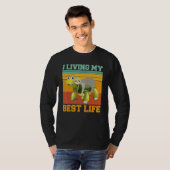 Ik leef mijn beste leven met schildpad. t-shirt (Voorkant volledig)