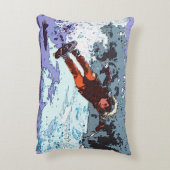 Ik leef om te racen - Skateboard Racing Pillowcase Accent Kussen (Achterkant (Verticaal))