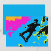 Ik leef om te vliegen - Skateboarder (Voorkant / Achterkant)