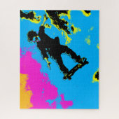 Ik leef om te vliegen - Skateboarder Legpuzzel (Verticaal)