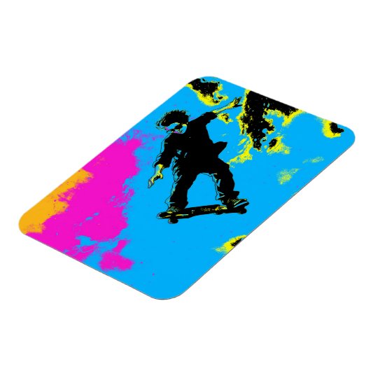 Ik leef om te vliegen - Skateboarder Magneet (Linkerzijde)