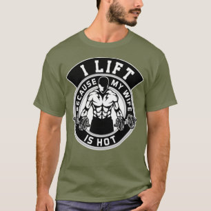 Ik leef omdat mijn vrouw heet Husband Gift is T-shirt