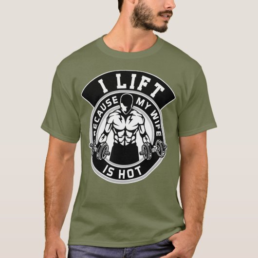 Ik leef omdat mijn vrouw heet Husband Gift is T-shirt (Voorkant)