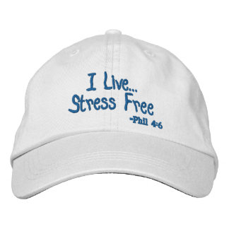 Ik leef Stressvrij Geborduurde Pet