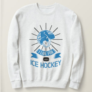 Ik leef voor ijshockey trui