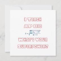 Ik leer AP Bio wat je Superpower is?