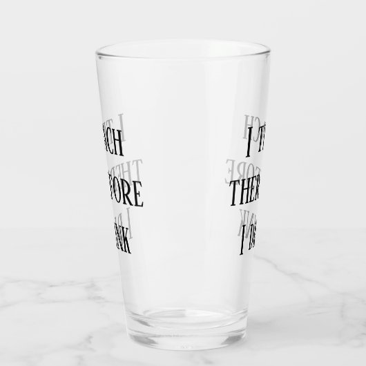 Ik leer daarom dat ik een leuk lerarengeschenk dri glas (Links)