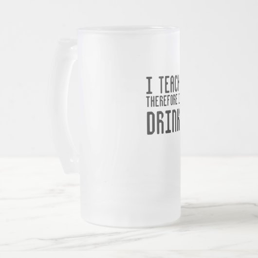 Ik leer daarom de Mok van de Drink (Voorkant links)