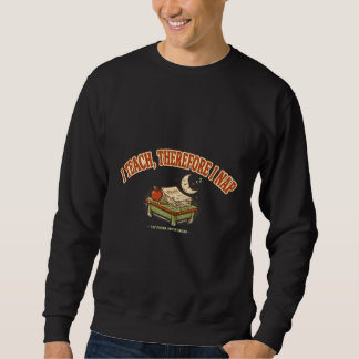 Ik Leer Daarom Slaap Ik Grappig Docent Sweatshirt