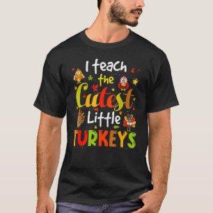 Ik leer de beste kleine kalkoenen voor het K leraa T-shirt