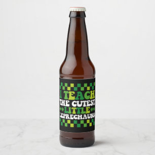 Ik leer de beste kleine Leprechauns leraar Bier Etiket