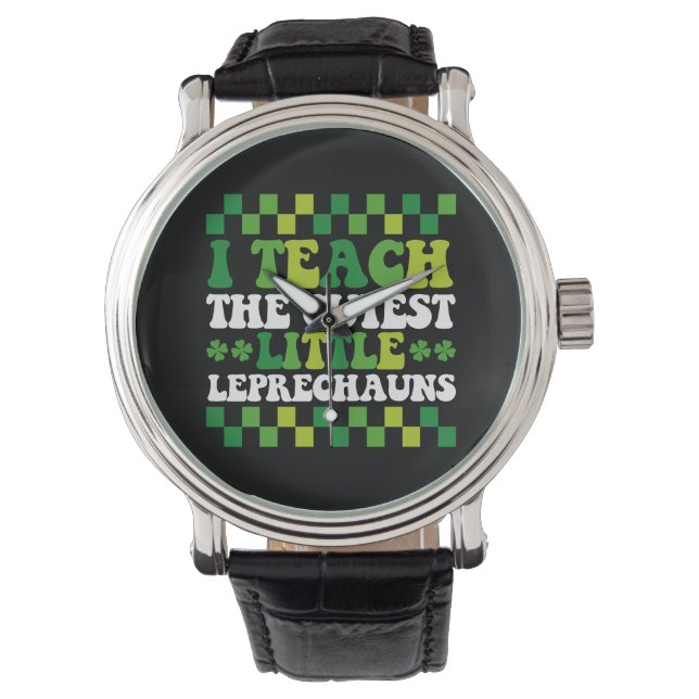 Ik leer de beste kleine Leprechauns leraar Horloge (Voorkant)