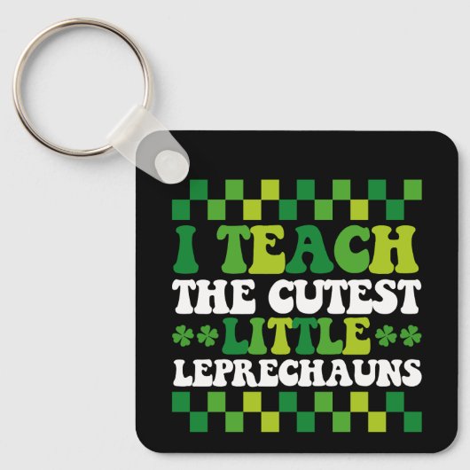 Ik leer de beste kleine Leprechauns leraar Sleutelhanger (Voorkant)
