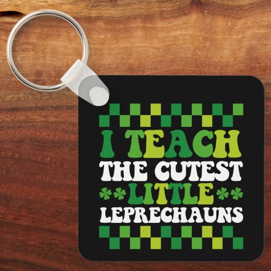 Ik leer de beste kleine Leprechauns leraar Sleutelhanger (Voorkant)