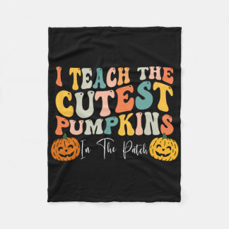 Ik leer de beste pompoen in de pleister. fleece deken