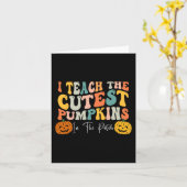 Ik leer de beste pompoen in de pleister. kaart (Gele Bloem)