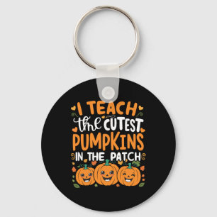 Ik leer de beste pompoenen in de patch halloween sleutelhanger