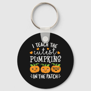 Ik leer de beste pompoenen in de patch halloween sleutelhanger