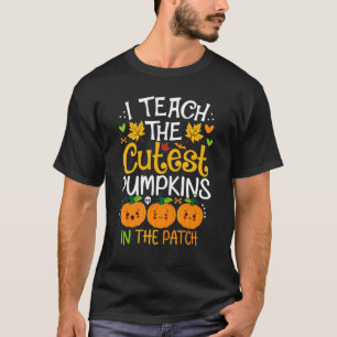 Ik leer de beste pompoenen in de patch halloween t-shirt