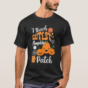 Ik leer de beste pompoenen in de patch halloween t-shirt