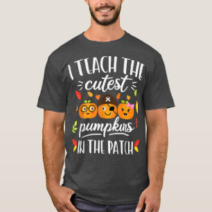 Ik leer de beste pompoenen in de pleister t-shirt