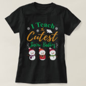 Ik leer de beste sneeuwbaby's kerstmis t-shirt (Design voorkant)