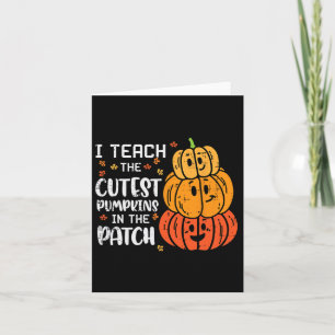Ik leer de coolste pompoenplek Halloween kostuum F Kaart