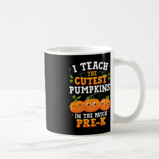Ik leer de Cutest Pre-K Pomkins Halloween Teache Koffiemok