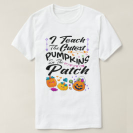 Ik leer de Cutest Pumpkins in de Patch Halloween T-shirt