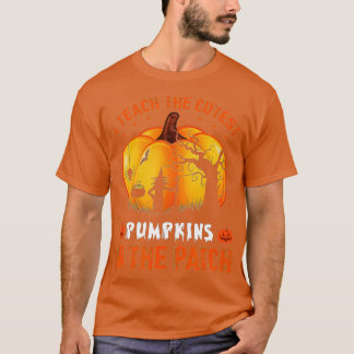 Ik leer de Cutest Pumpkins in de Patch, leraar F T-shirt